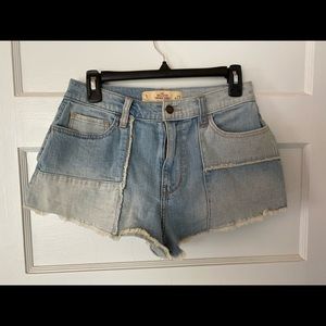 Denim shorts